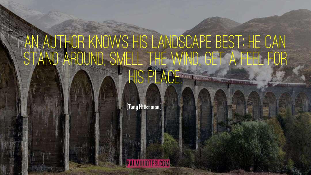Landscape Painting quotes by Tony Hillerman