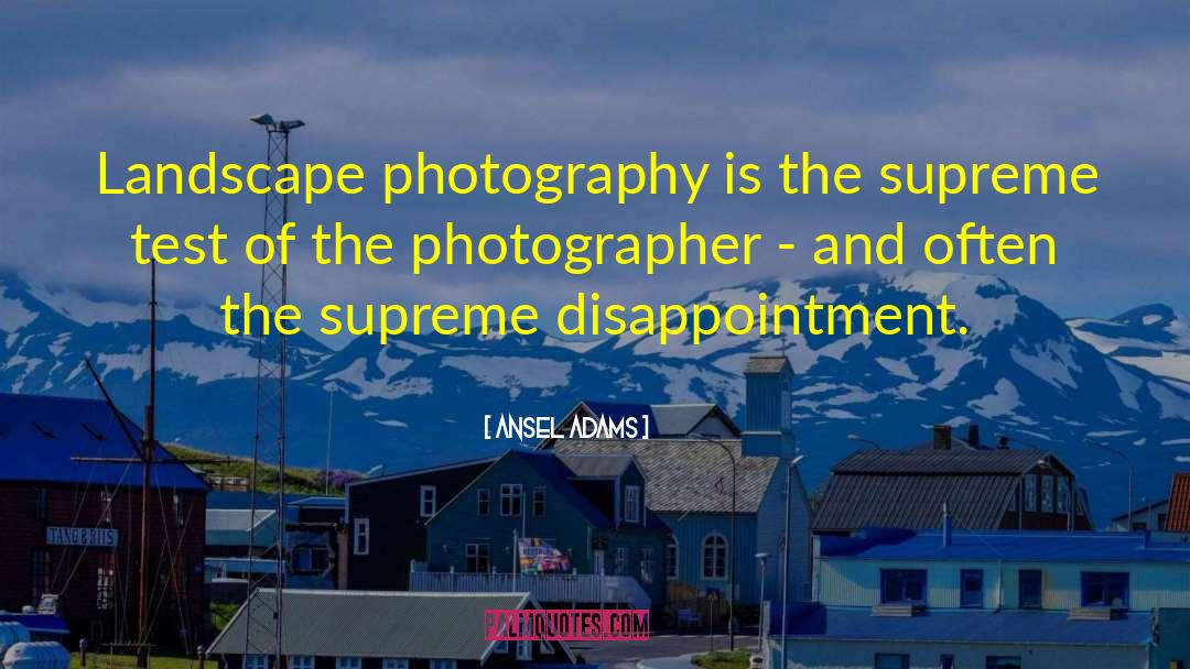 Landscape Photography quotes by Ansel Adams