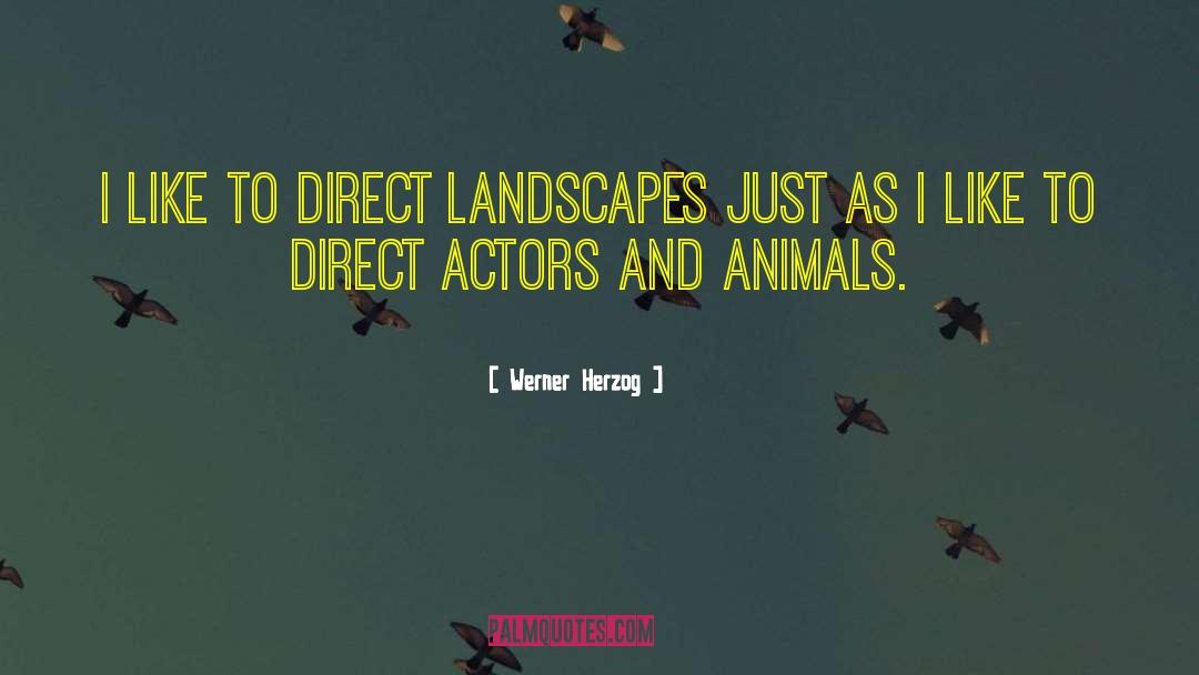 Landscapes quotes by Werner Herzog
