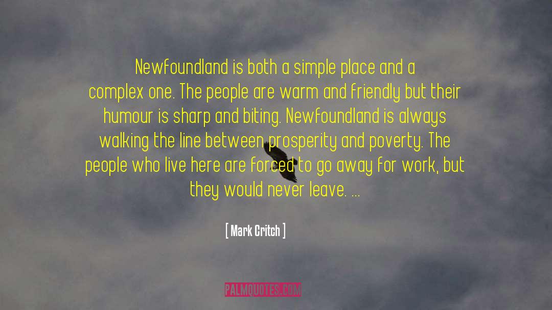 Landseer Newfoundland quotes by Mark Critch