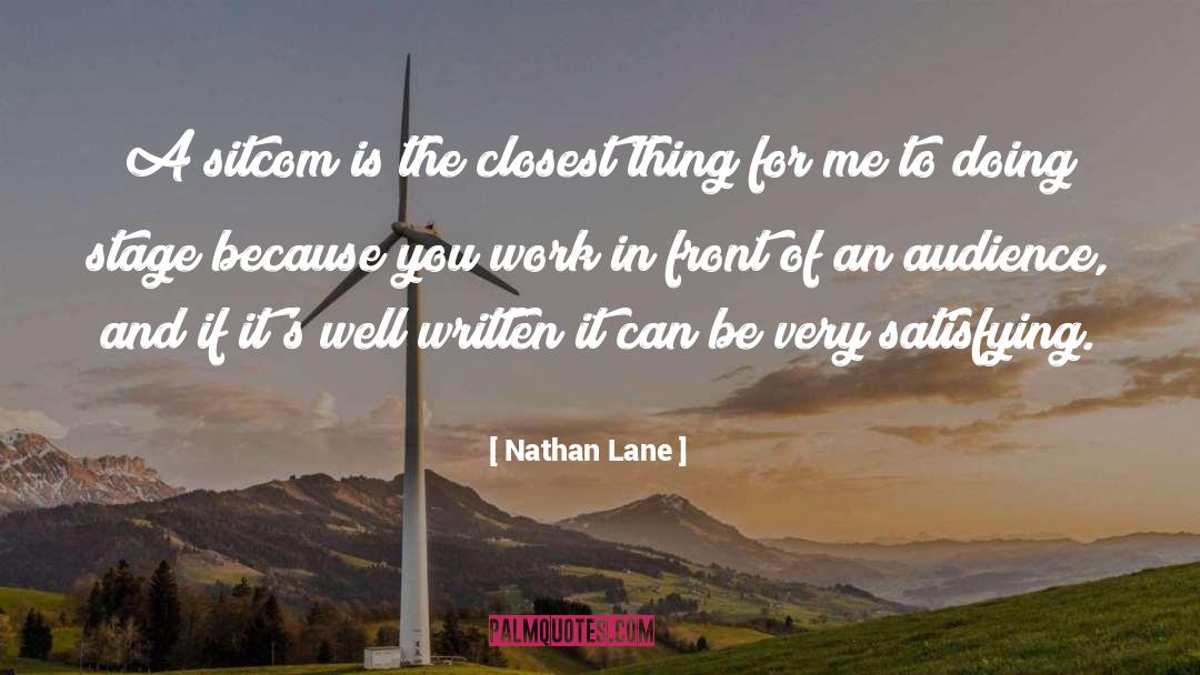 Lane quotes by Nathan Lane