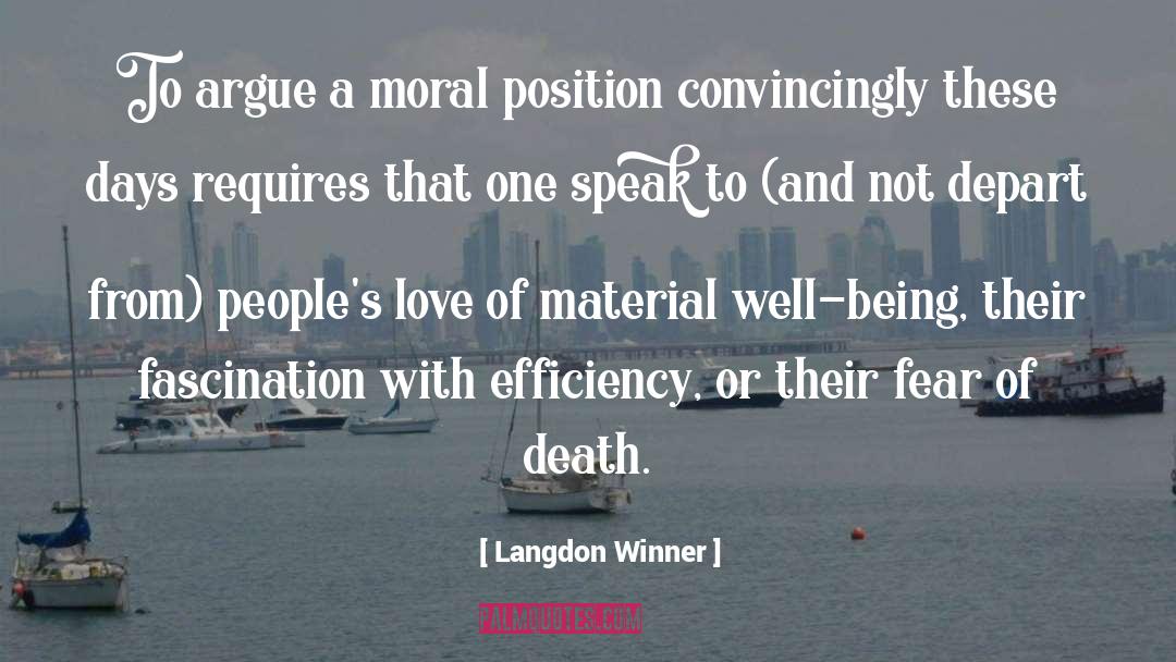 Langdon quotes by Langdon Winner