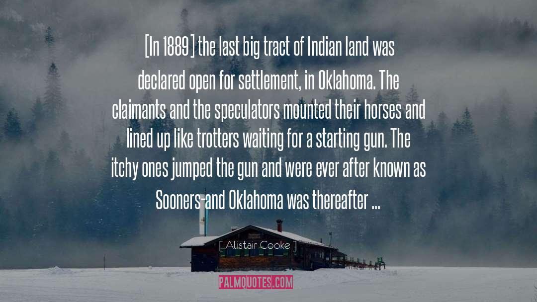 Langerman Oklahoma quotes by Alistair Cooke