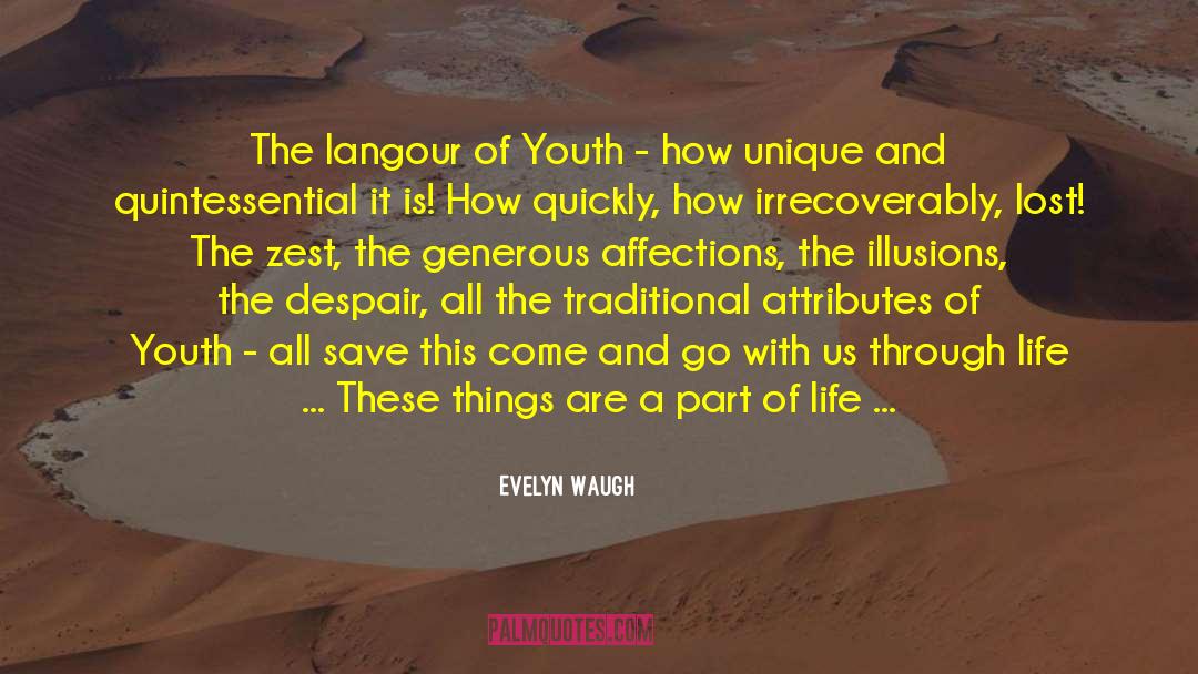 Langor quotes by Evelyn Waugh