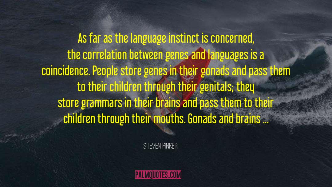 Language Acquisition quotes by Steven Pinker