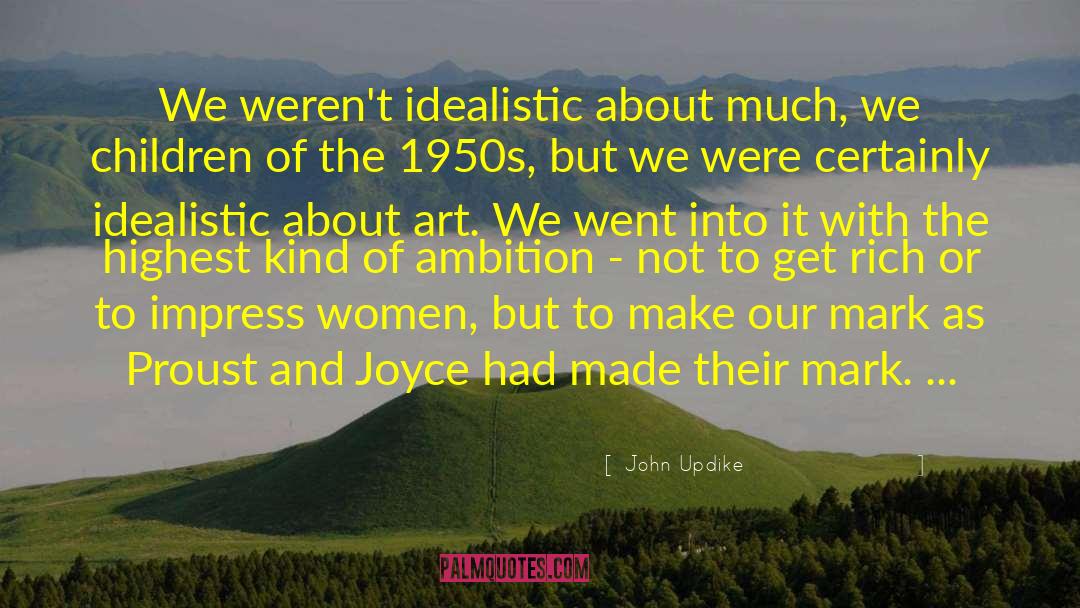 Language Art quotes by John Updike