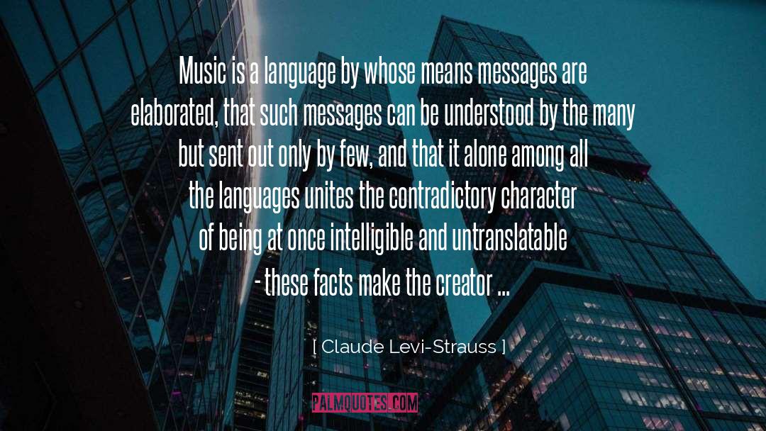 Language Barrier quotes by Claude Levi-Strauss