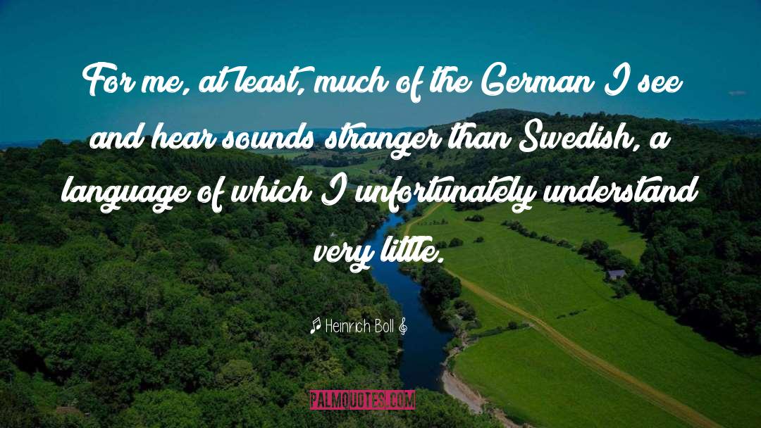 Language Culture quotes by Heinrich Boll