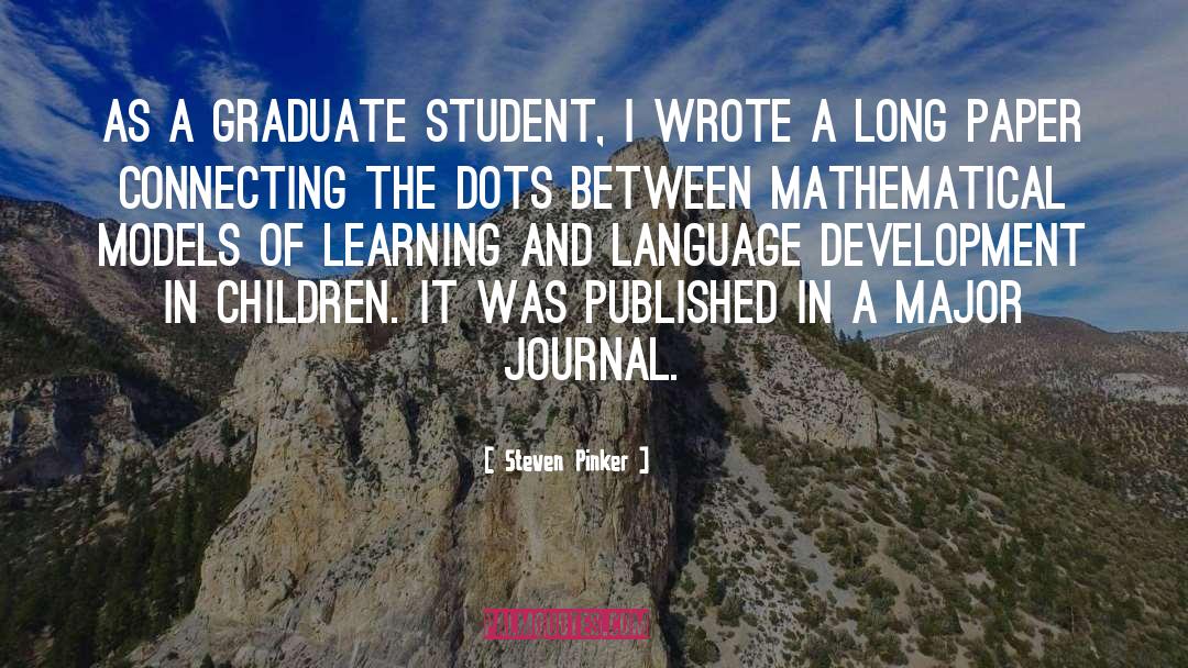 Language Development quotes by Steven Pinker
