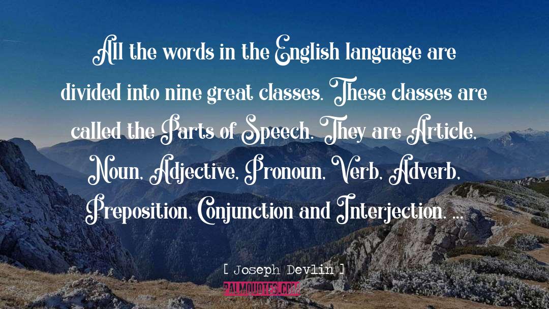 Language Education quotes by Joseph Devlin