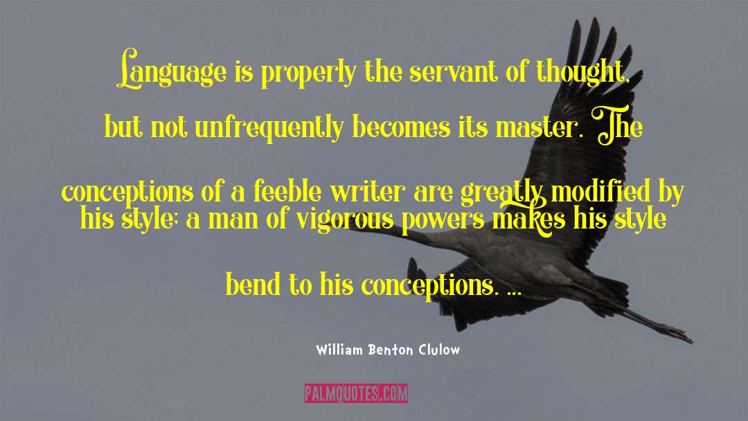 Language Game quotes by William Benton Clulow