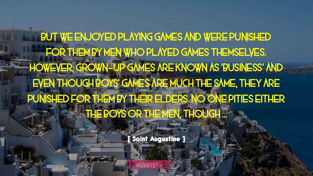 Language Game quotes by Saint Augustine