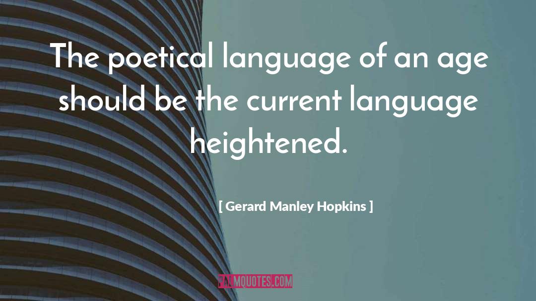 Language Issues quotes by Gerard Manley Hopkins