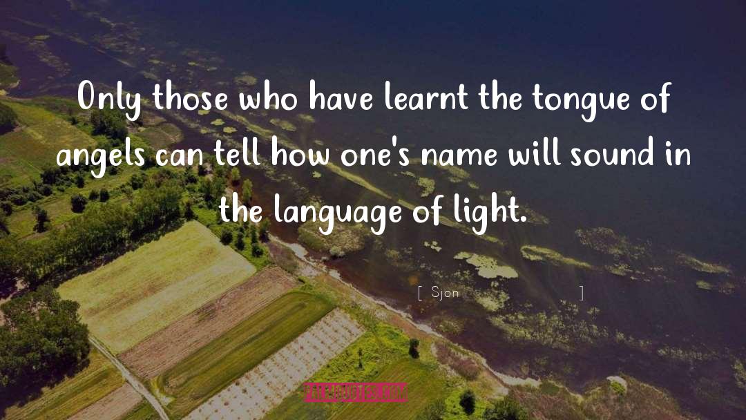 Language Of Light quotes by Sjon