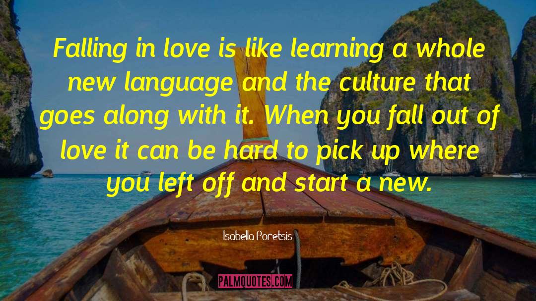 Language Of Love quotes by Isabella Poretsis