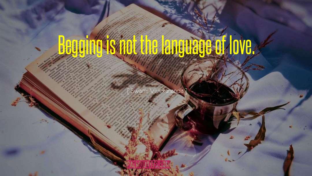 Language Of Love quotes by Swami Vivekananda