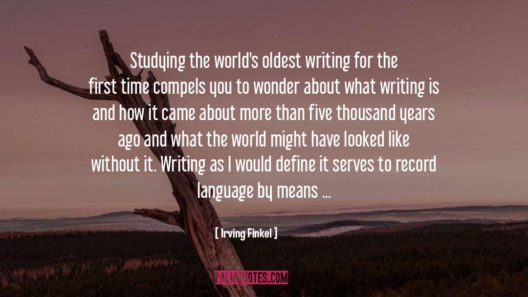 Language Of Soul quotes by Irving Finkel