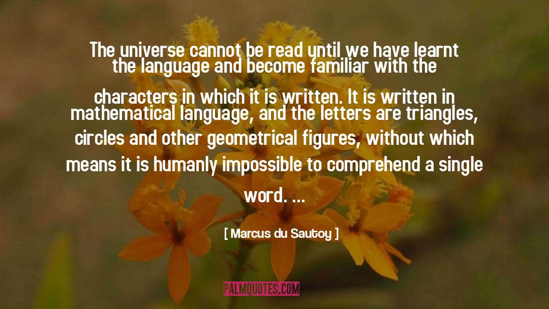 Language Skills quotes by Marcus Du Sautoy
