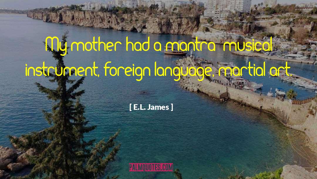Language Teaching quotes by E.L. James