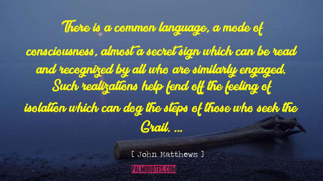 Language Understanding quotes by John Matthews