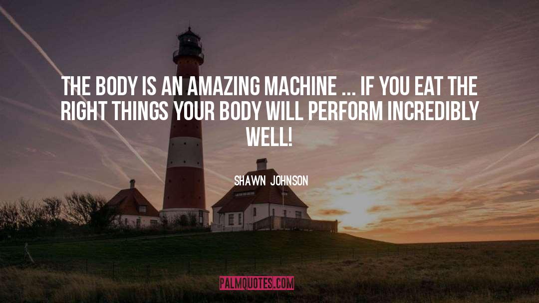 Lanory Body quotes by Shawn Johnson