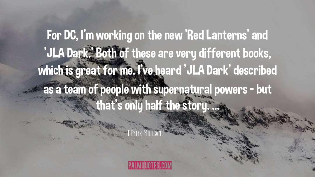 Lanterns quotes by Peter Milligan