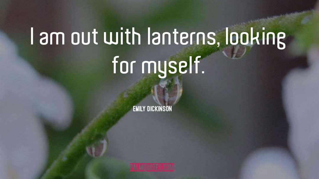 Lanterns quotes by Emily Dickinson