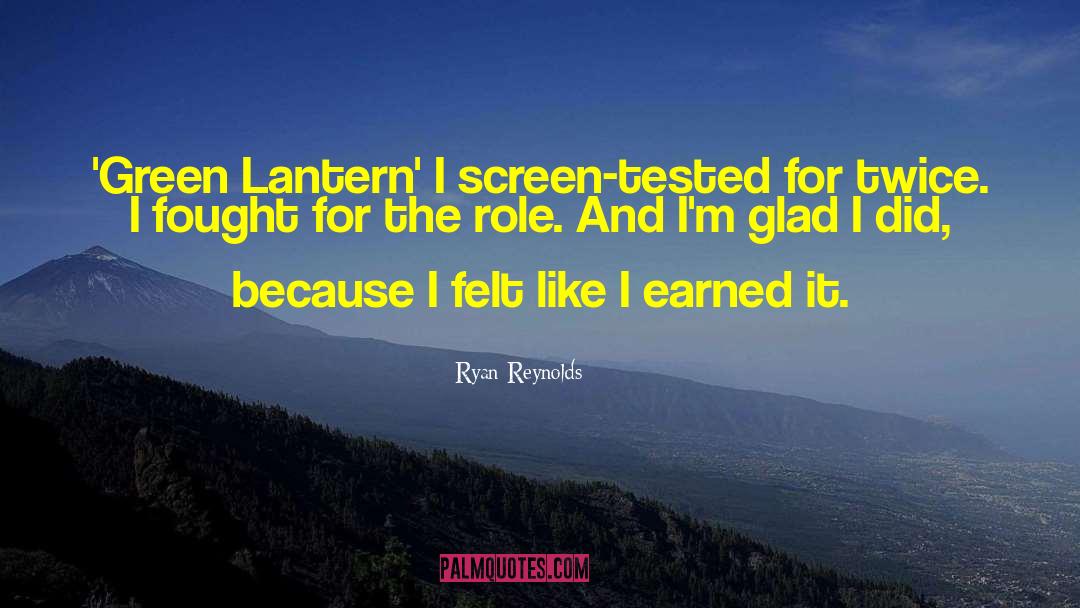 Lanterns quotes by Ryan Reynolds