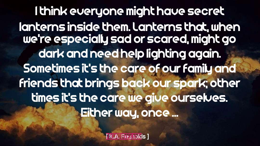 Lanterns quotes by K.A. Reynolds