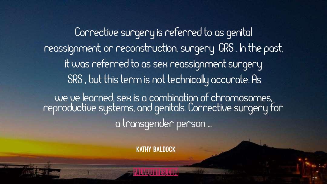 Lanzas Surgery quotes by Kathy Baldock