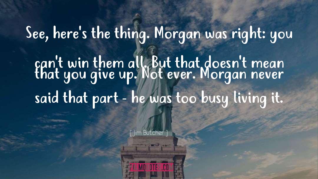 Lara Morgan quotes by Jim Butcher