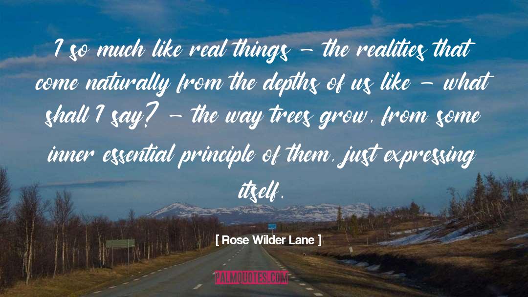 Larches Tree quotes by Rose Wilder Lane