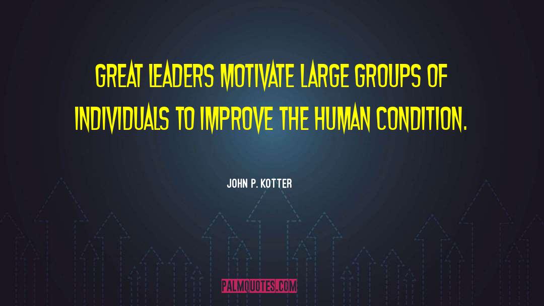 Large Groups quotes by John P. Kotter