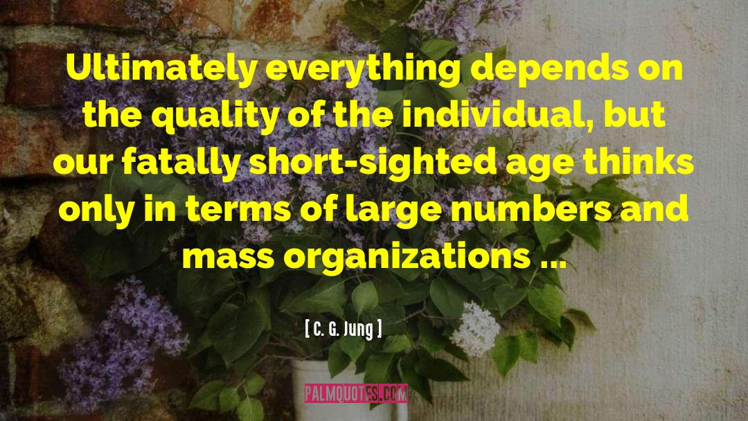 Large Numbers quotes by C. G. Jung