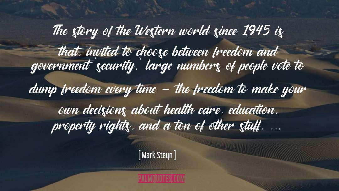 Large Numbers quotes by Mark Steyn