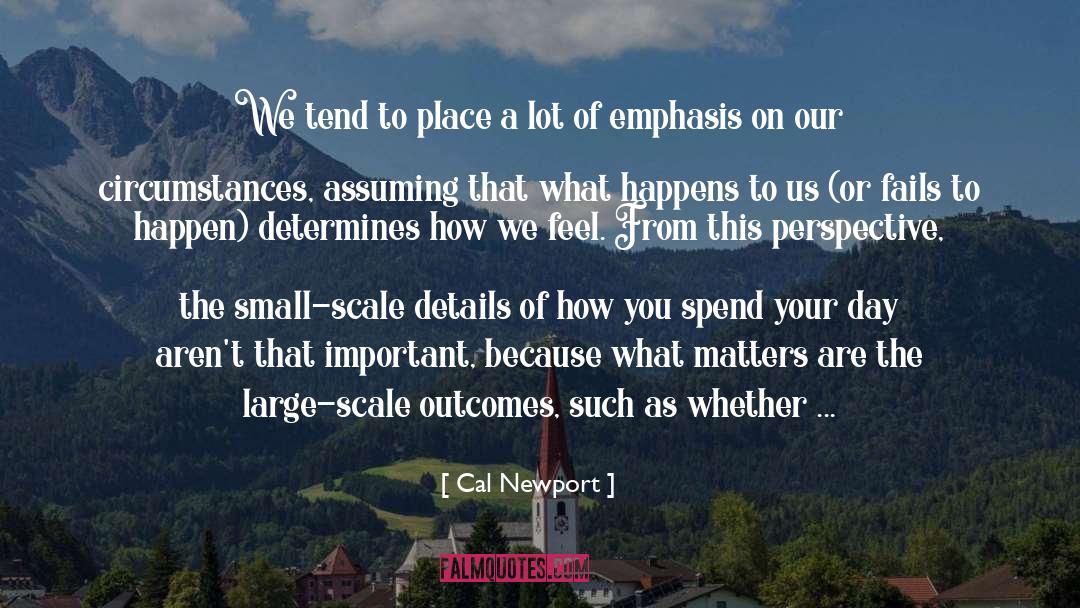 Large Scale quotes by Cal Newport