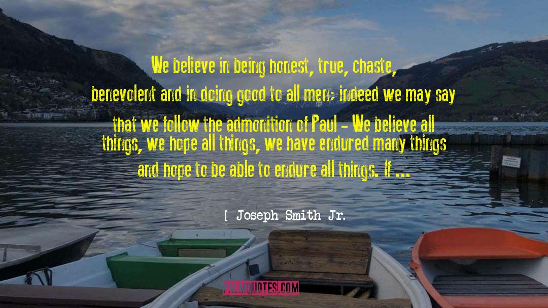 Large Things quotes by Joseph Smith Jr.