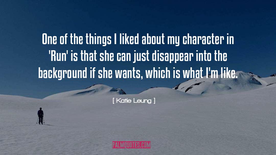 Large Things quotes by Katie Leung