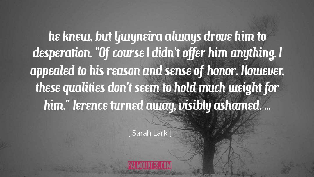 Lark quotes by Sarah Lark