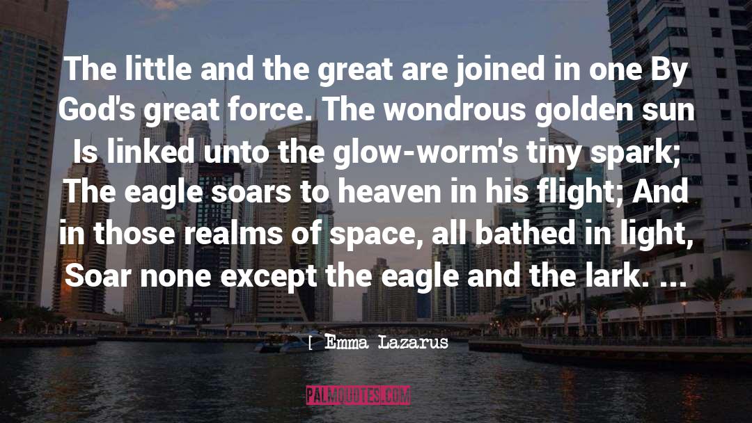 Lark quotes by Emma Lazarus