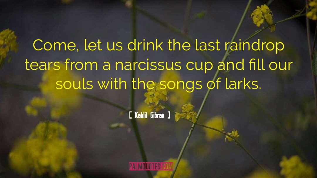 Larks quotes by Kahlil Gibran