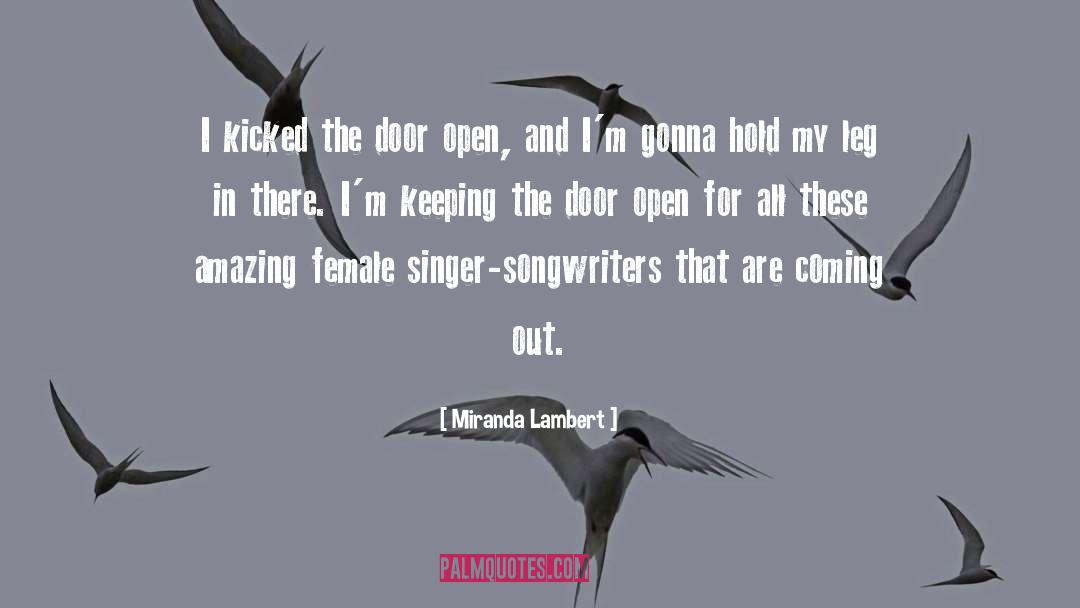 Laroy Door quotes by Miranda Lambert