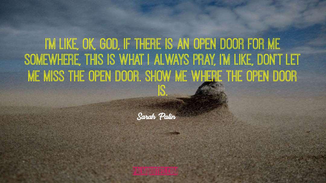 Laroy Door quotes by Sarah Palin