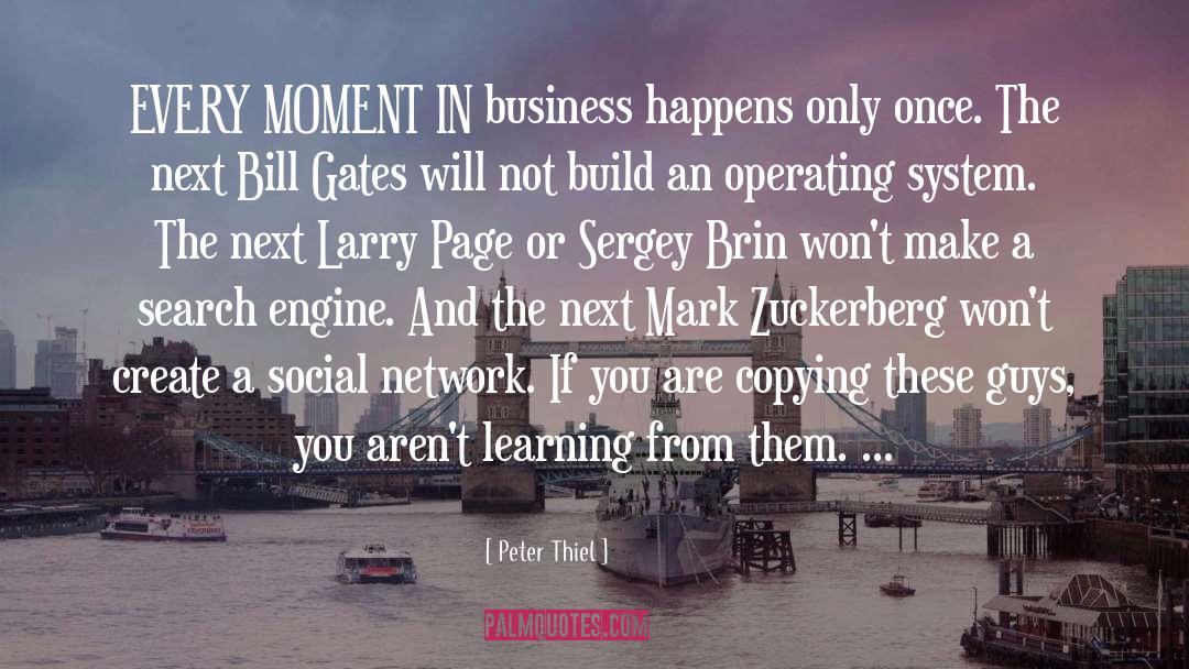 Larry quotes by Peter Thiel