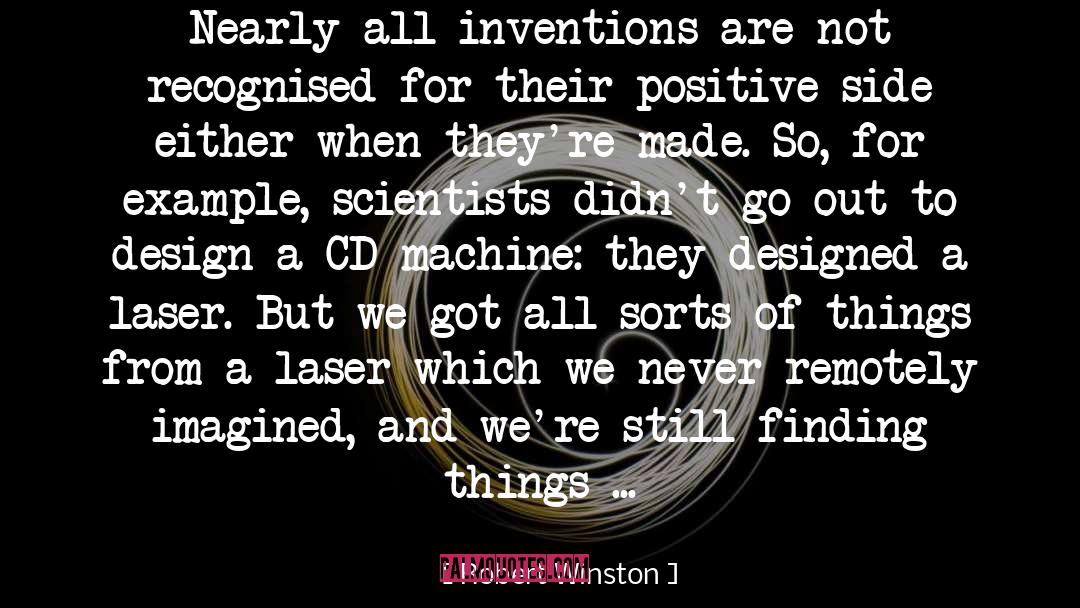 Laser quotes by Robert Winston