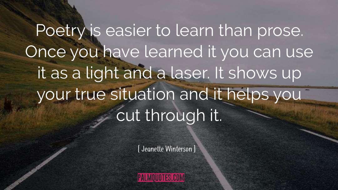 Laser quotes by Jeanette Winterson
