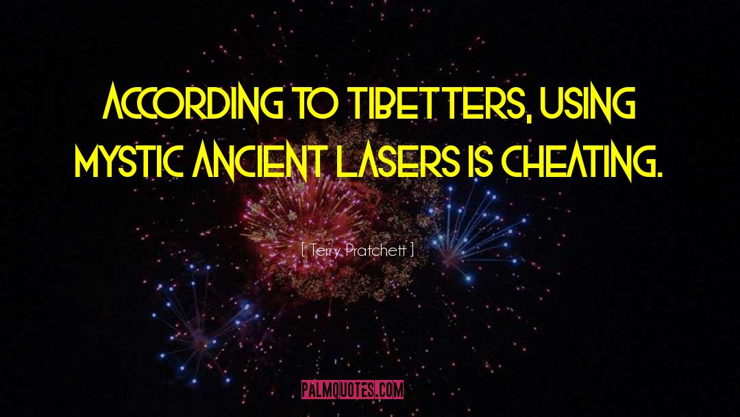 Lasers quotes by Terry Pratchett