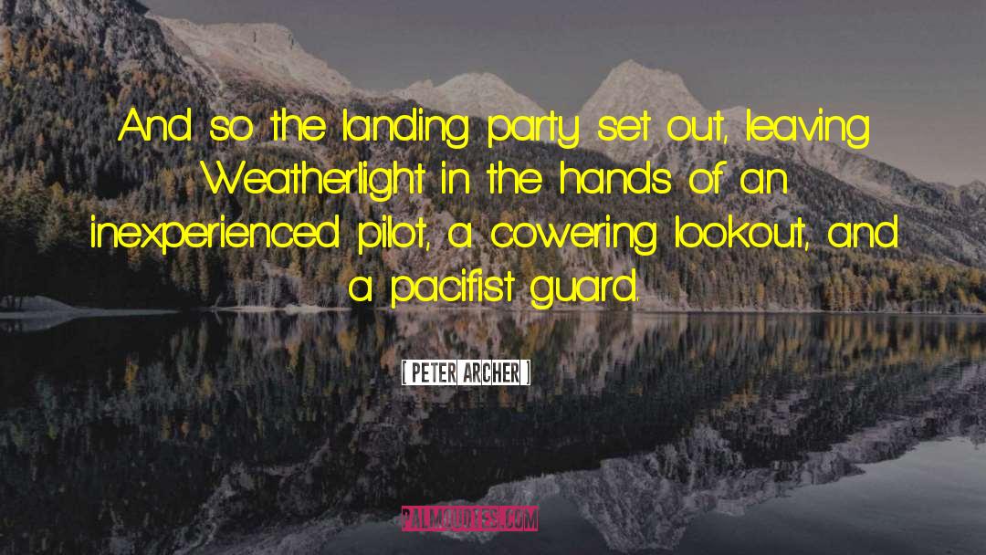 Lasseters Landing quotes by Peter Archer