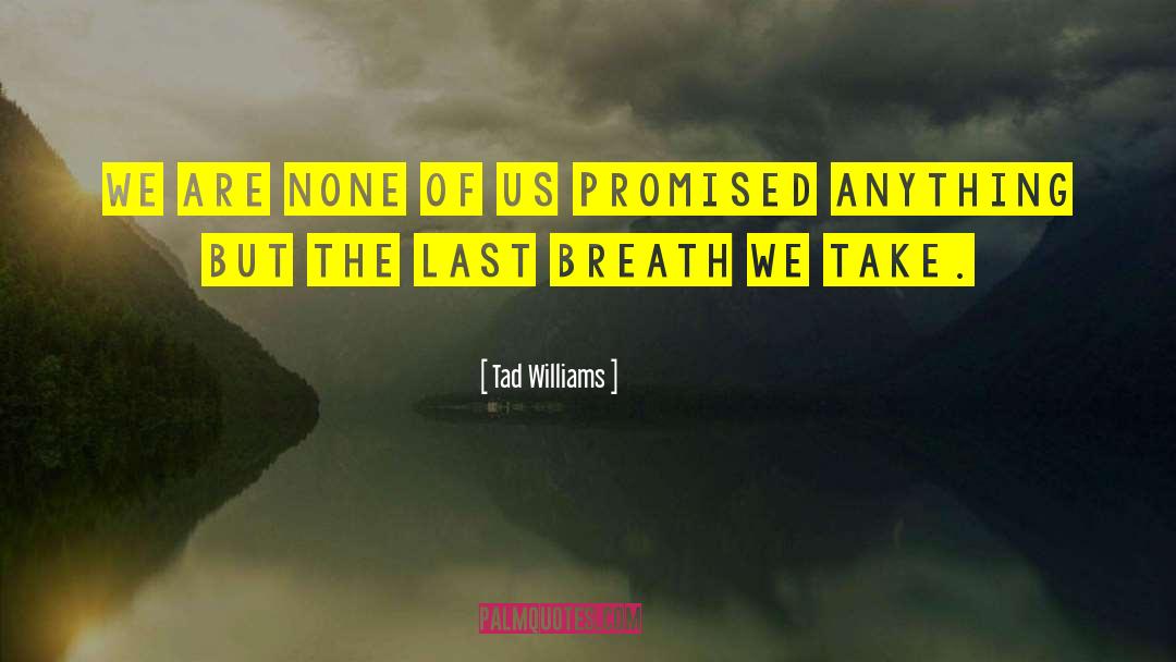 Last Breath quotes by Tad Williams