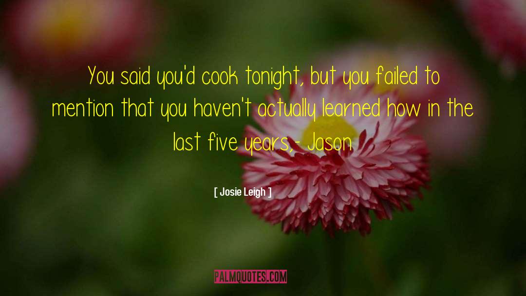 Last Five Years quotes by Josie Leigh